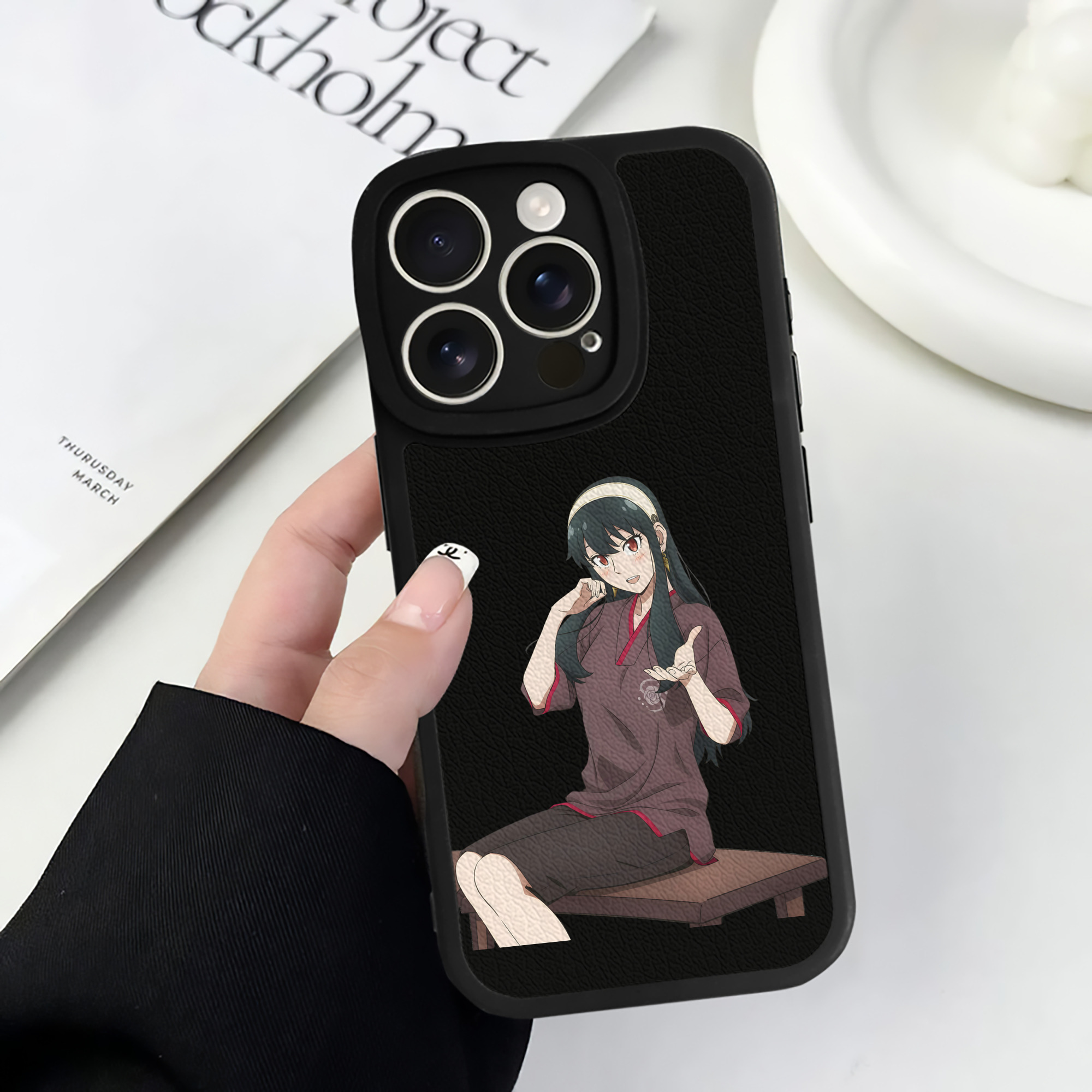 （画像用） SPY×FAMILY间谍家家酒 【iPhone 16シリーズ対応】シリコンスマホケース（レザー調） 材質：シリコン